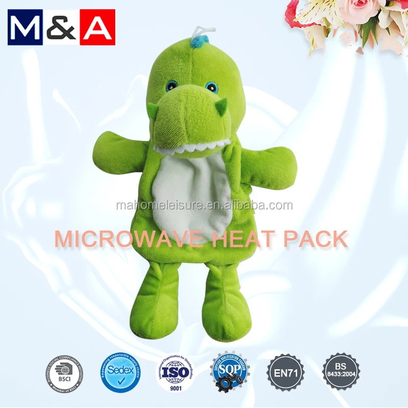 Microwaveable Plush animal toy heat packs