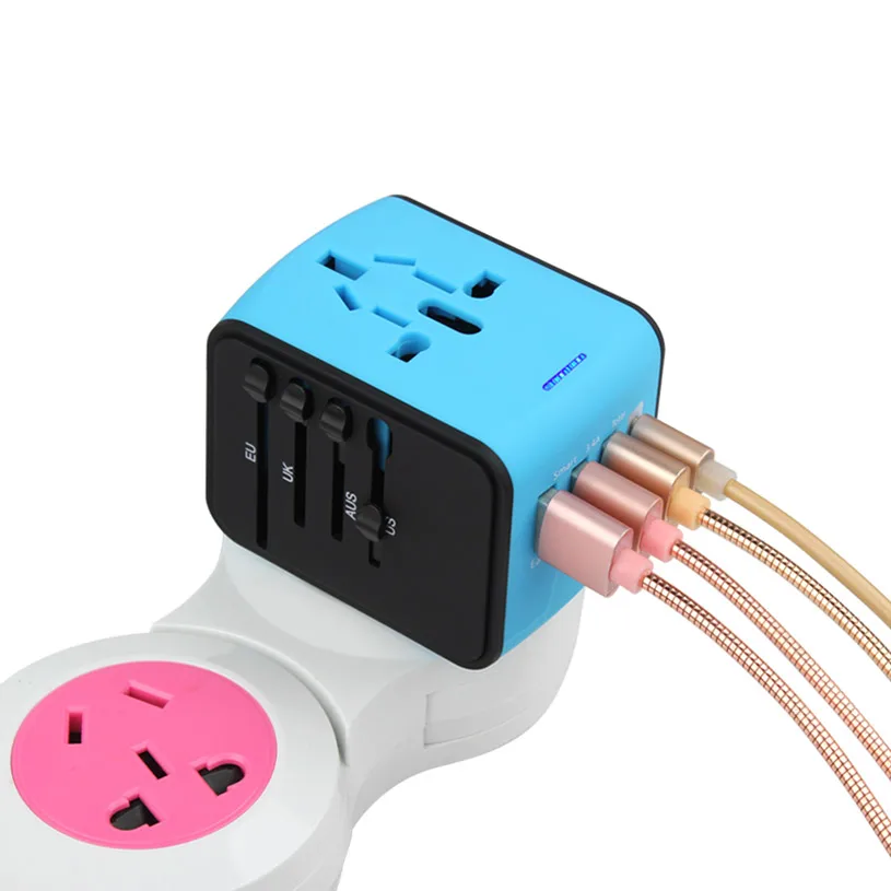 Otravel 2017 new arrival best selling best quality cheapest price 4 usb adaptor universal travel adaptor