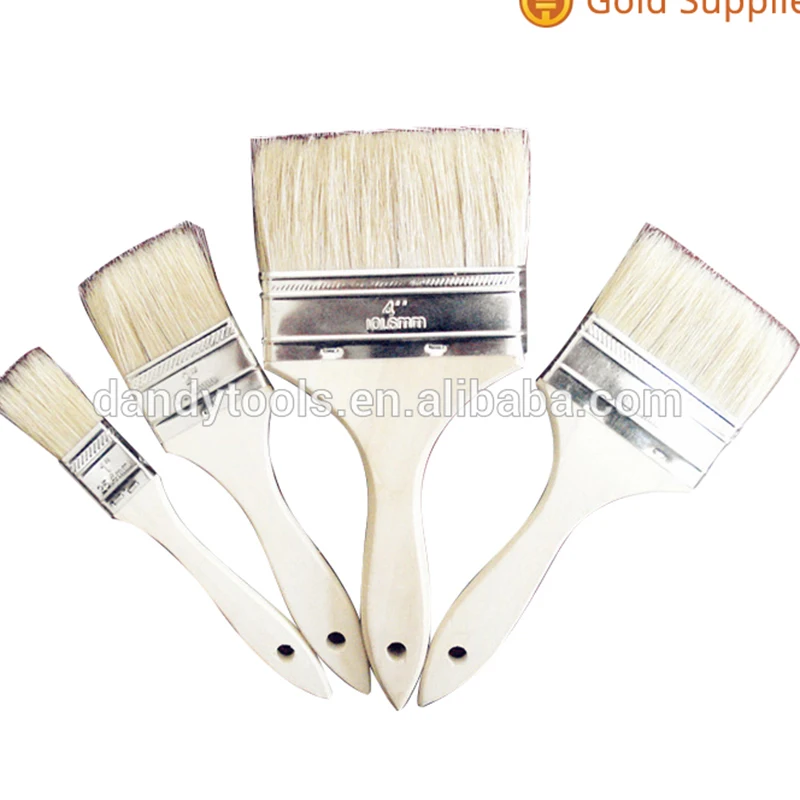 
 High quality wool oil paint brush with plastic handle  