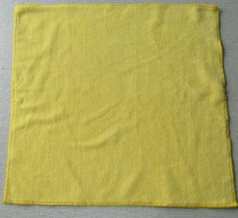 laser cut edgeless microfibre microfiber cleaning cloth for car