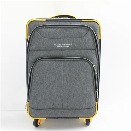 
4 wheel spinner suitcase nylon carry-on luggage set 