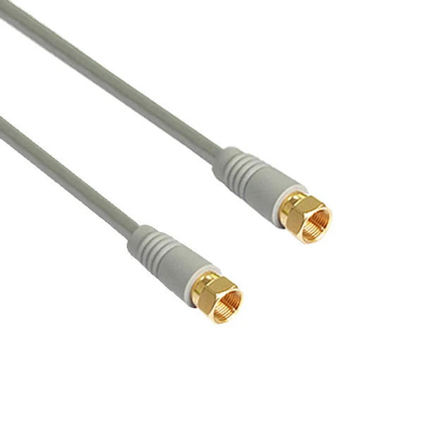 High Quality Best price rg6 gold plated Double Shielded for satellite SAT Coaxial Antenna cable TV Cables
