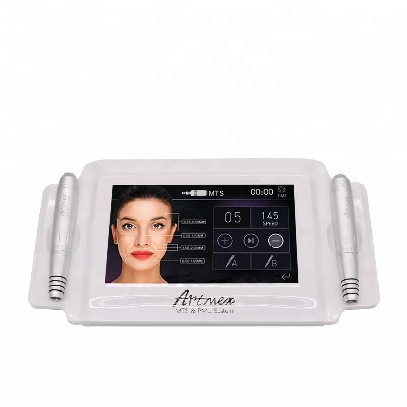 Artmex V8 7 дюймов стекло сенсорный экран МТС + ГУП Цифровой Татуировки Профессиональный Перманентный макияж машины