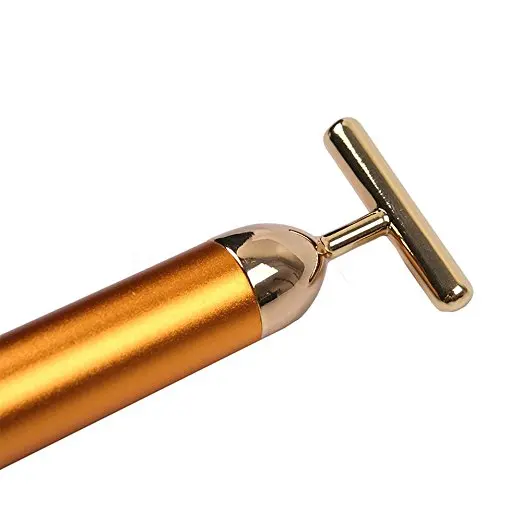 24k Gold Vibration Beauty Bar Skin Tightening Facial Massager Face Care Stick