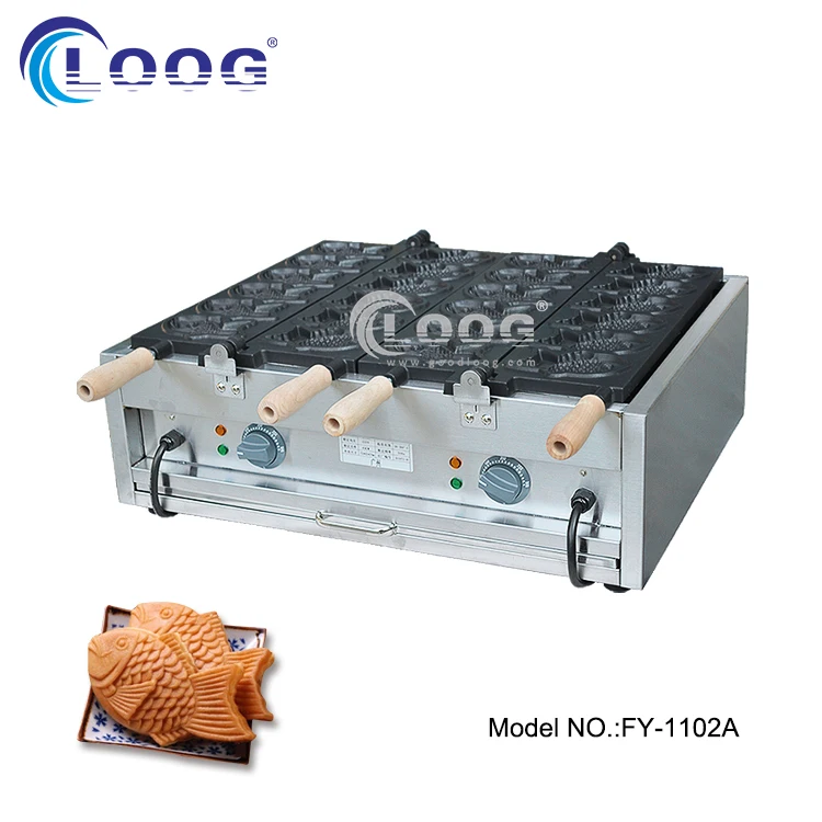 2017 New Style High Quality Commercial Electric Taiyaki Maker Taiyaki Waffle Iron Model FY-1102A Taiyaki Mold For Sale