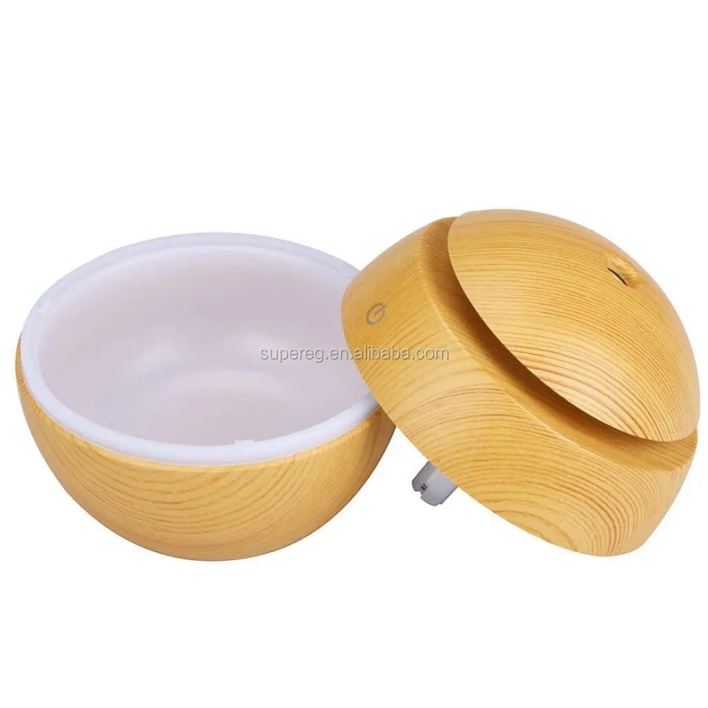 Holiday Promotional gifts Natural wooden grain essential oil diffuser ultrasonic humidifier USB aroma diffuser Air humidifier