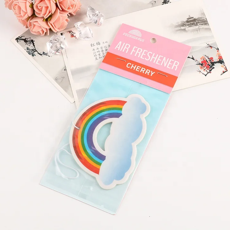 Various shape Paper Hanging Custom Air Freshener for car /air conditioner