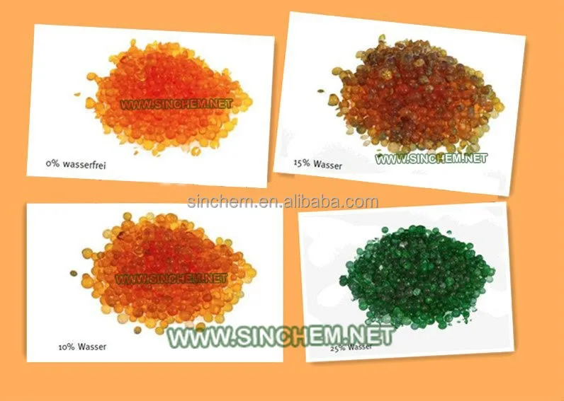 cobalt chloride free orange indicating silica gel