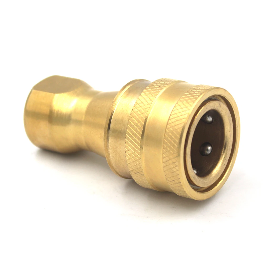 KZD 3/8 inch brass quick disconnect coupling for air and gas hose quick connect