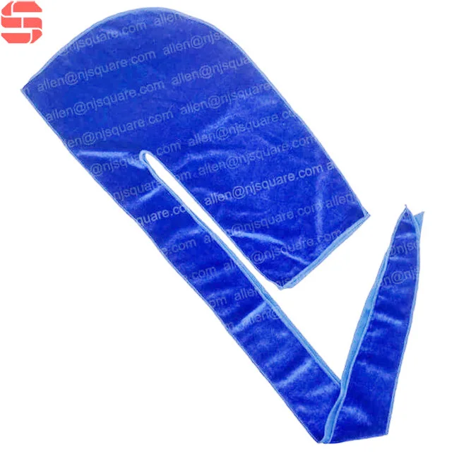 Velvet Durag Long Tail Turban Headwrap Bandana