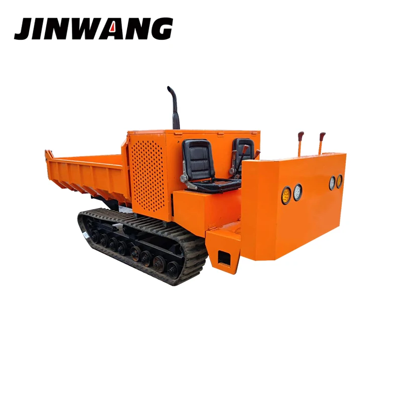 China customized agricultural mountain mini crawler dump truck with rubber track