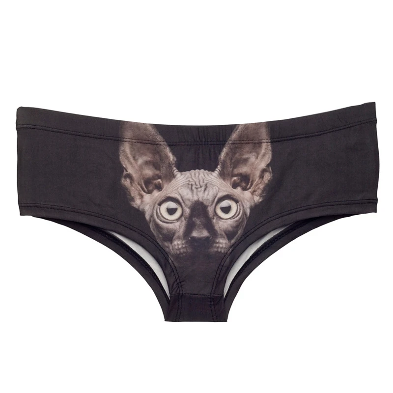 Lady Panty Liners Cute Animals Fancy Panties Sexy Panty Pics 3D Printed Women Underwear 2019 New Items
