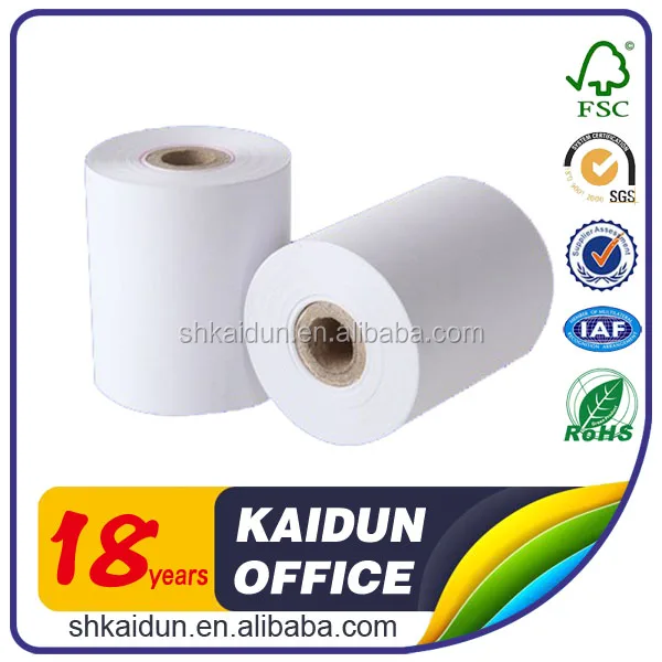 2015 горячие продажа 80*80 тепловой кассовый документ с торговым страхование