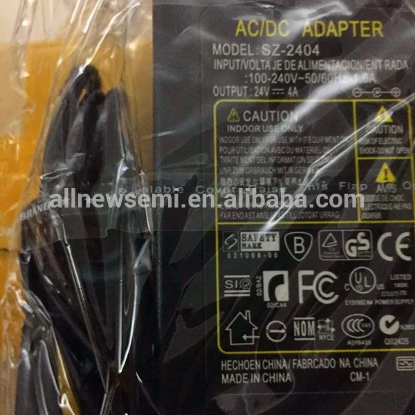 Новый и оригинальный: SZXYU-2404 24V 4A AC/DC адаптер переменного тока питания