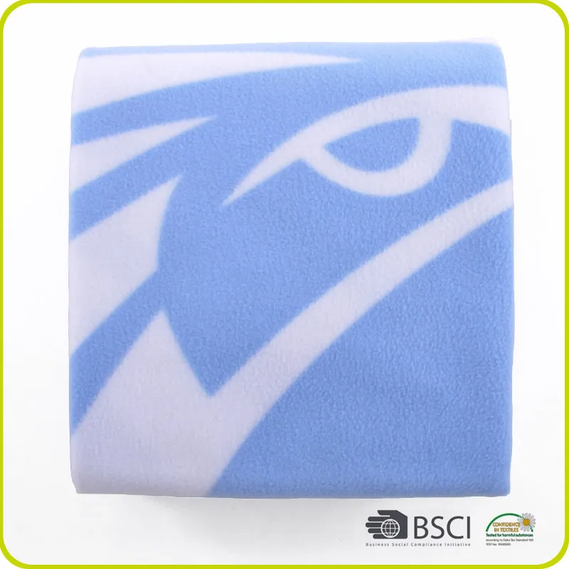 
Flame Retardant Fleece Blanket Micro Plush Polyester Fiber Inflight Blanket 