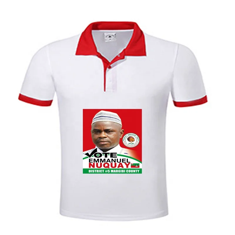 Wholesale 100% cotton plain white mens womens tshirt custom logo printed election promotional items