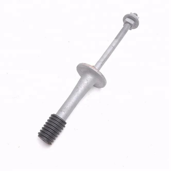 electrical accessories high low voltage forged steel pin insulated clevises pole top pin guy clamp cable suspension clamp