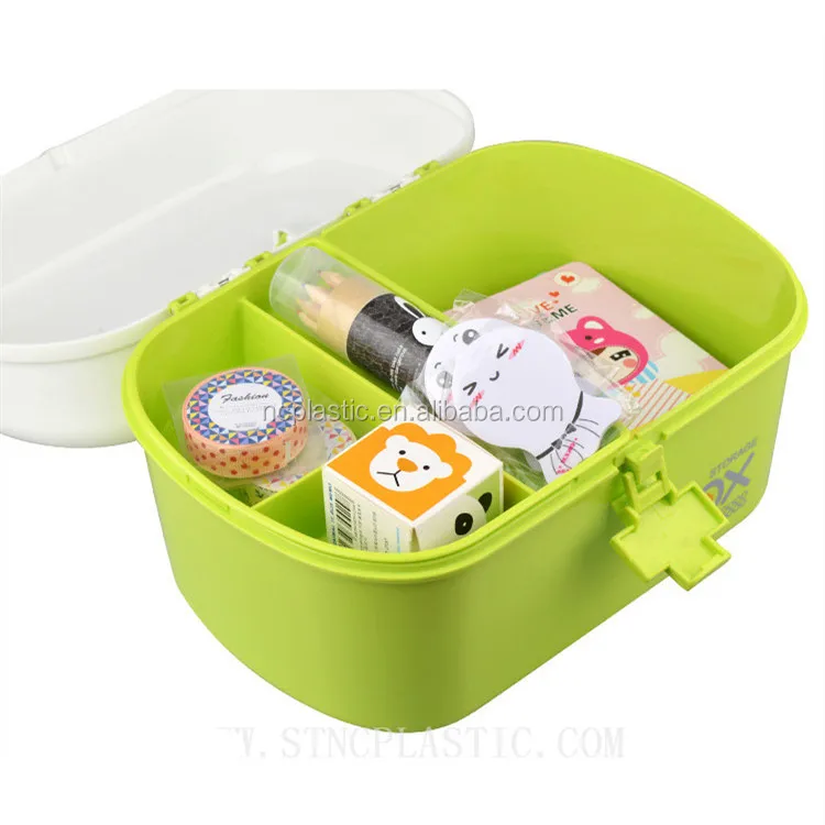 New Storage organizer family plastic first aid box with handle