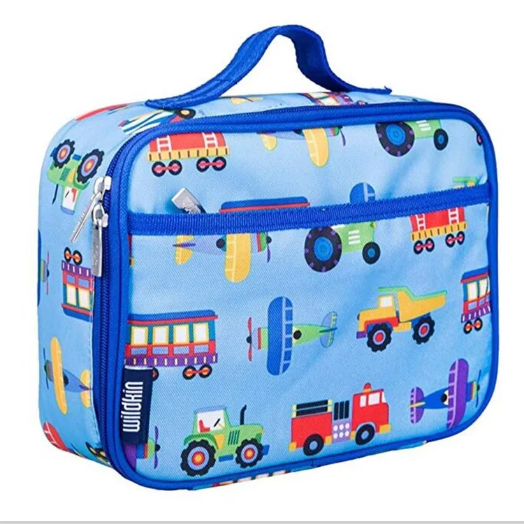 Детская Изолированная тканевая сумка Lunchbox-милая сумка-холодильник с узорами для мальчиков и девочек