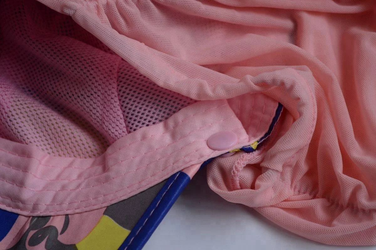 
Custom Anti ultraviolet polyester sports folding / foldable sun baseball cap with face mask neck protection for fishing outdoor 