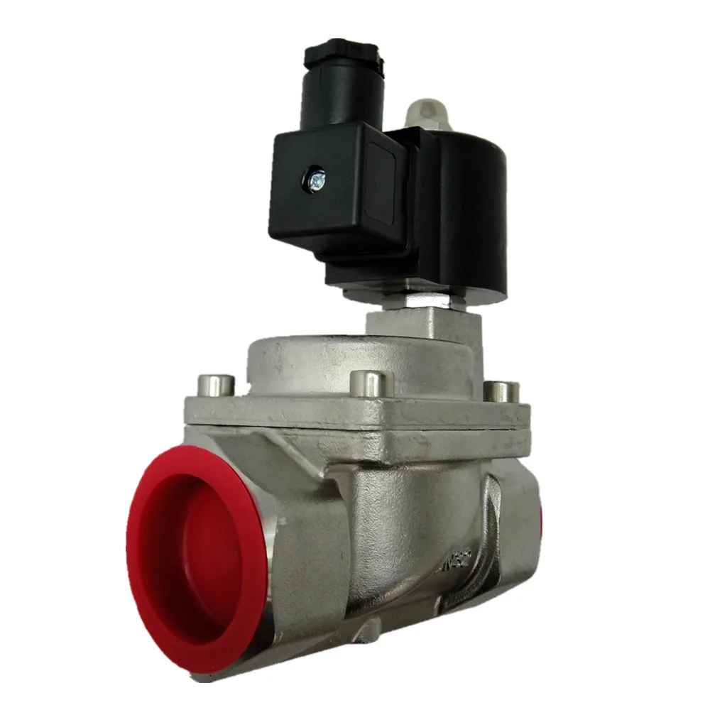 2/2 Way KLS-32-D1 Stainless Steel High Pressure Pilot Piston Type Steam Water Solenoid Valve