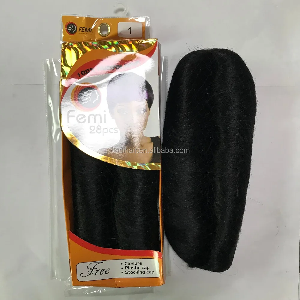 Short Piexe Style Malaysian Straight Virgin Human Hair Short Cut Weave 28 pieces Hair Weave