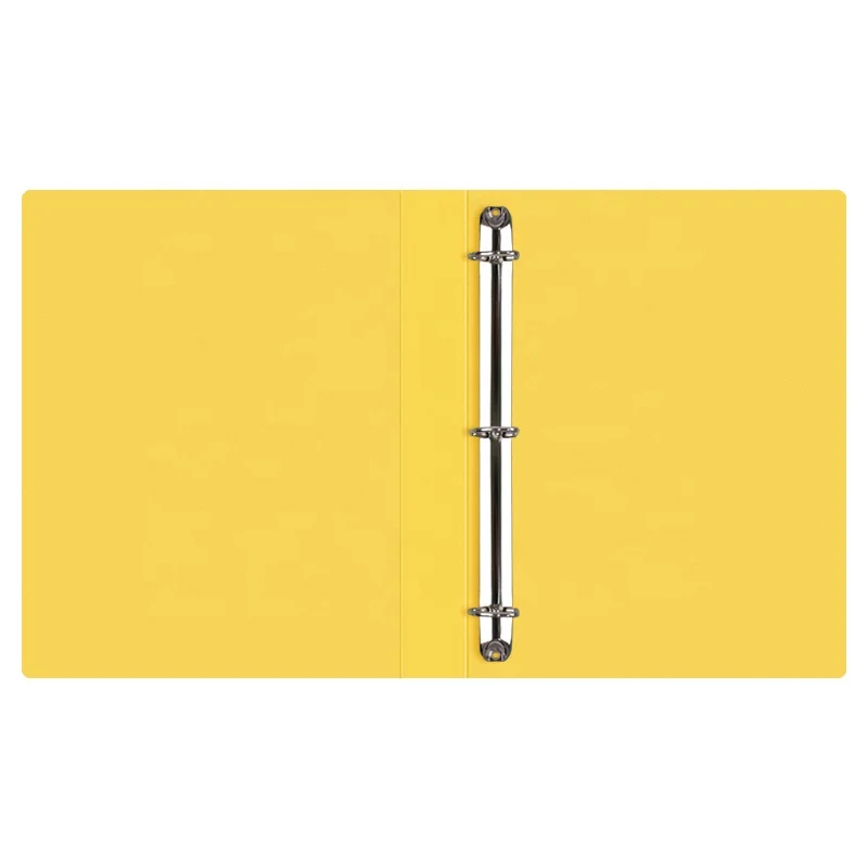 pp plastic parts fastener a4 2 3 4 rings lever arch file folder with front pocket