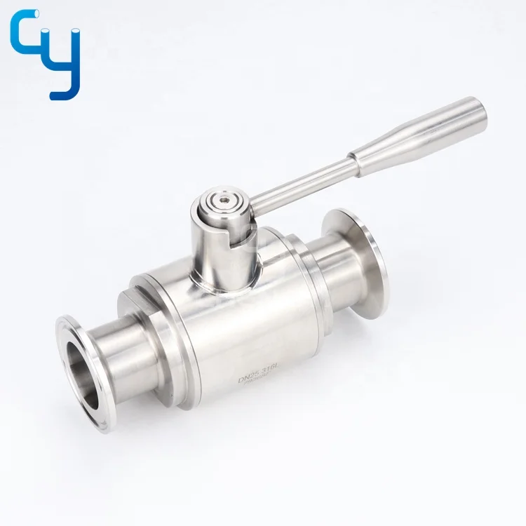sanitary stainless steel updated new direct way manual ball valve