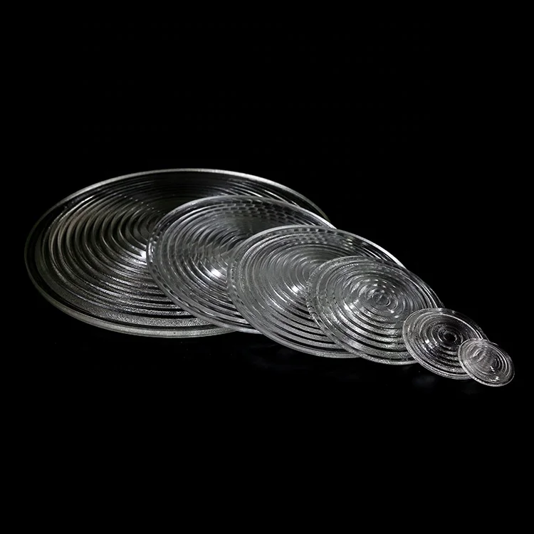 Customized Size optical glass fresnel lens cob