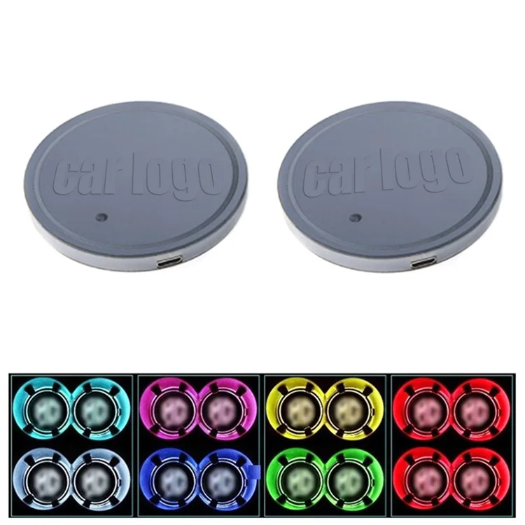 Special Customized LED cup coaster and trim atmosphere lamp for all car