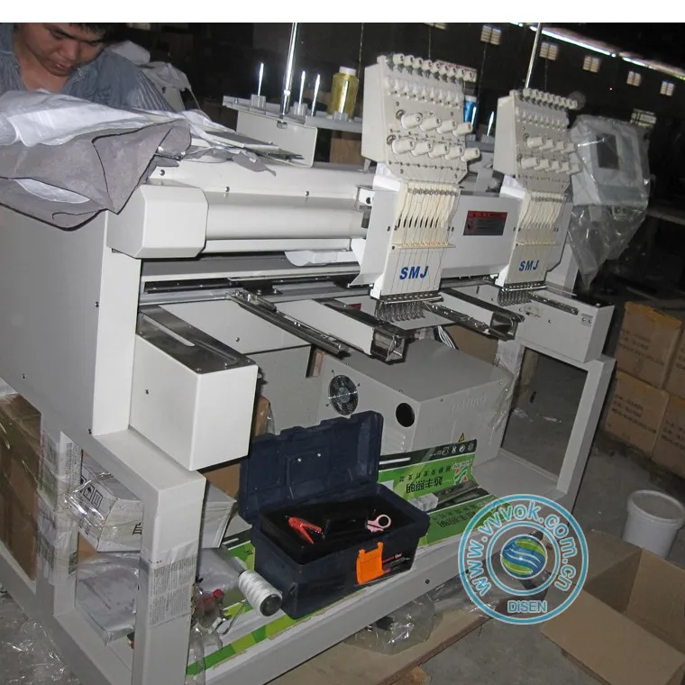DOUBLE HEAD computerized embroidery machine