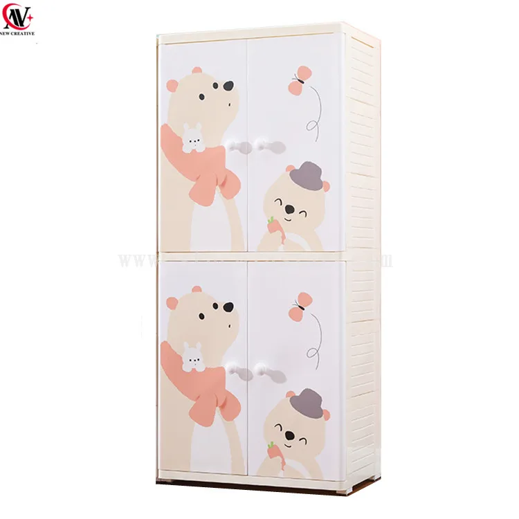 57*40*131 см свадебный подарок прочные высококачественные детские товары пластиковый шкаф с открытой дверью
