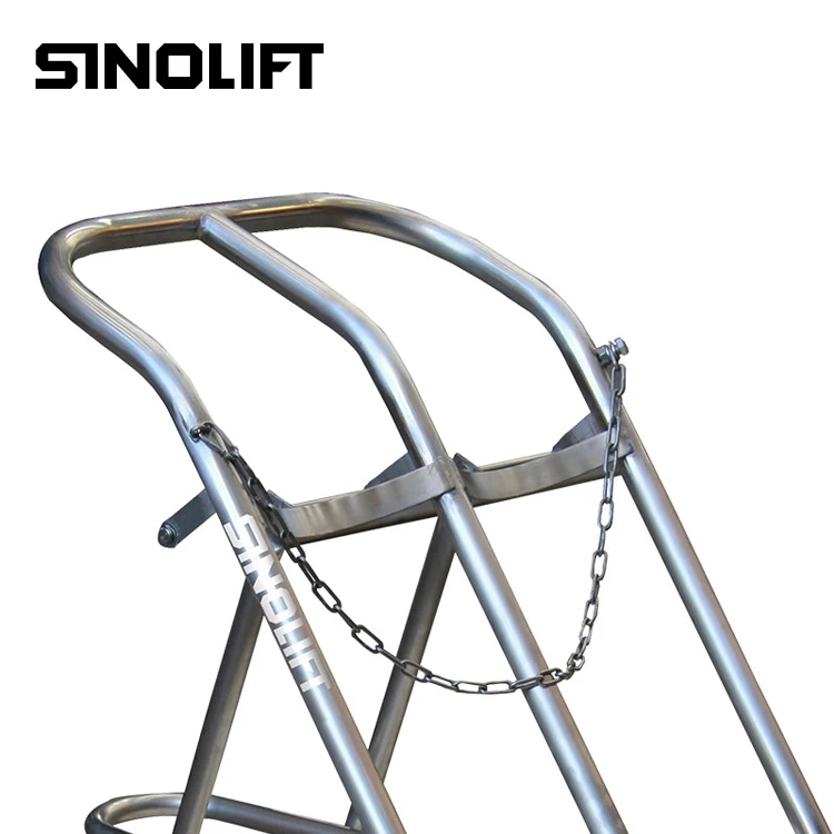 Sinolift TY Series  Fold-down Wear-resistant Cylinder Trolley with Solid Rubber Wheels