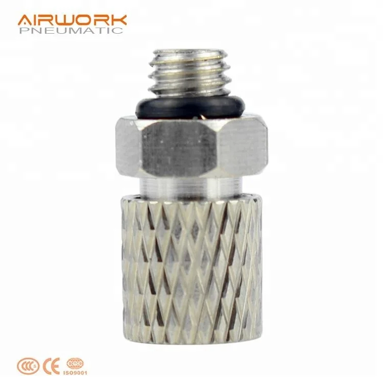 mini pneumatic m5 male straight quick connect air fitting hose connector