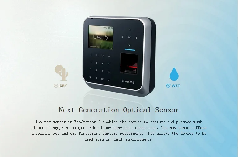 BioStation 2 Suprema Waterproof Fingerprint Access Control Machine Price