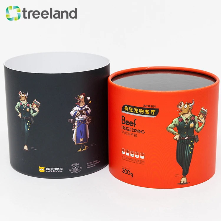 New Design Paper Can for Cat Food Packaging