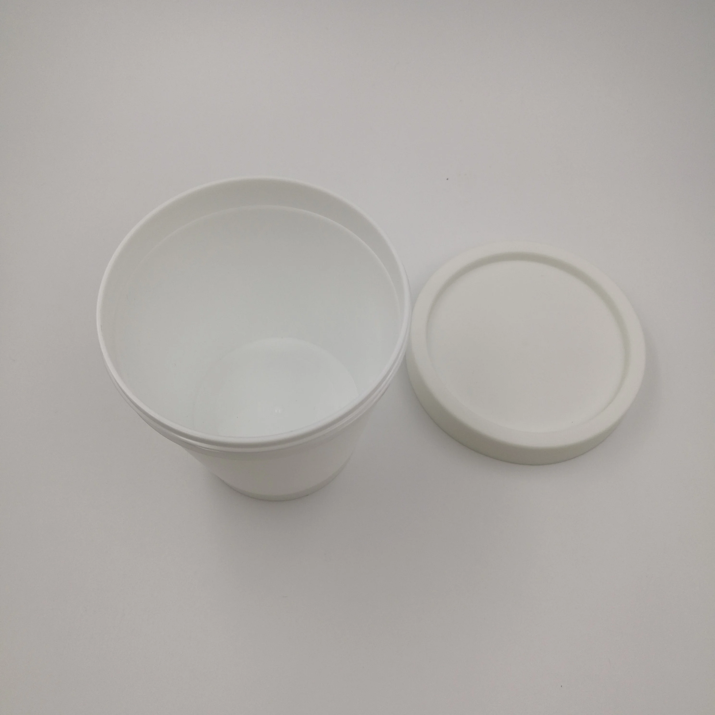 200ml PP black plastic cosmetic jar container for cream empty pink wide mouth jar 200g for wholesale