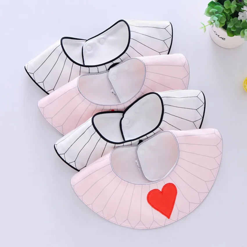 
New Baby circular Rotating Bib Four Playing Cards Patterns Saliva Towel Super Absorbent Baby Cloth Cotton baby Bib Eating Pocket 