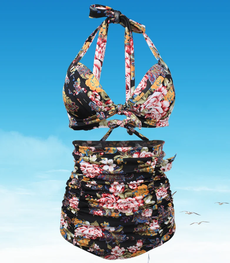 Hot product  Fashion Bikini Wholesale Beautiful Plus Fat Women Oversized Swimwear Set Gym Activewear