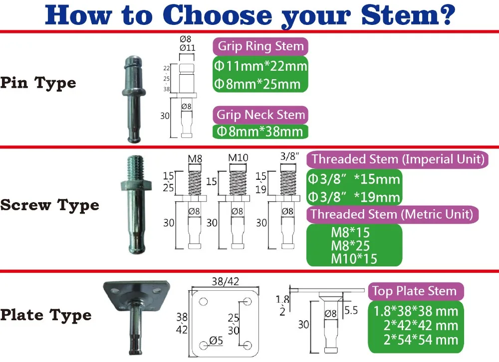 
2018 High quality office chair leg casters wheel 