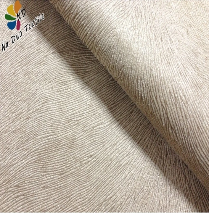China golden supplier organic foam backed faux suede fabric