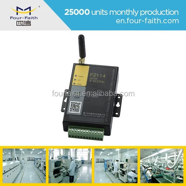F2114 GSM GPRS modem with digital input/output GSM GPRS modem with 5 input/output interface