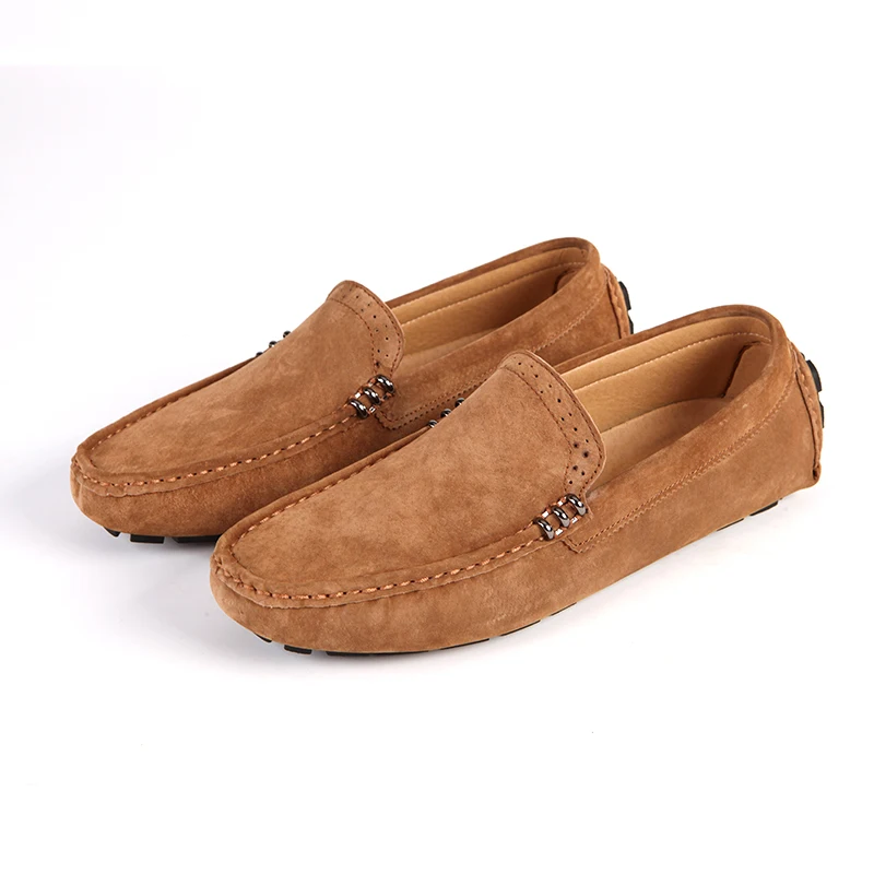 Мокасины мужские на резиновой подошве, лоферы, обувь для вождения