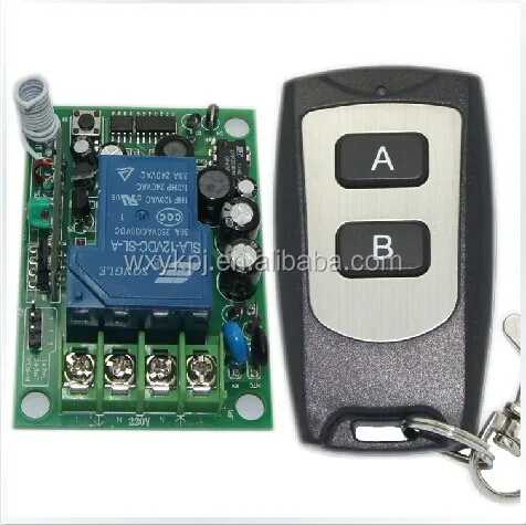 Века Aoke 433,92 мГц 10A реле 1 CH беспроводной пульт дистанционного управления RF Организатор переключатель YK68-01S21