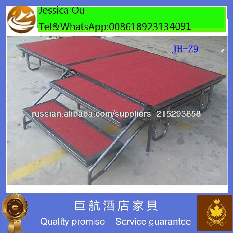 
 дешевые красный цвет мобильная сцена с черные юбки  