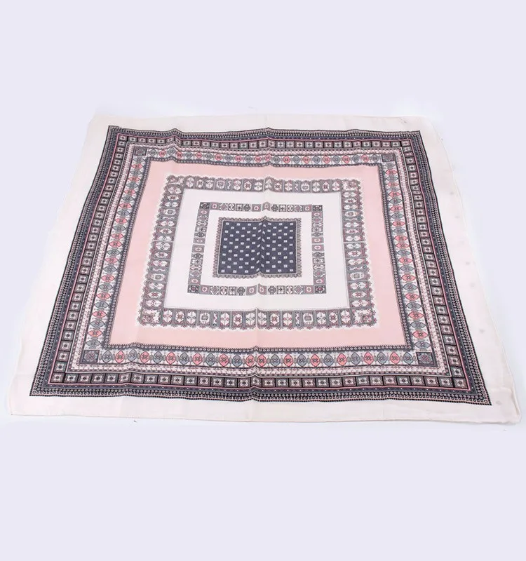Rulan on sale polyester printing hip hop square scarf