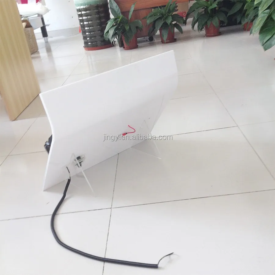 Factory custom white store counter exhibition pmma plexiglass speaker holder stand acrylic blueteeth headphone display stand
