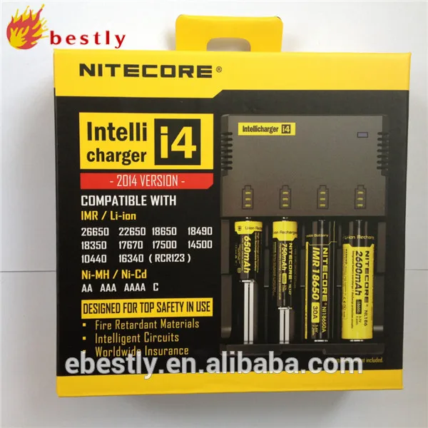 2015 nitecore зарядное устройство I4 аккумуляторная батарея зарядное устройство, мульти фикцию aaa зарядное устройство