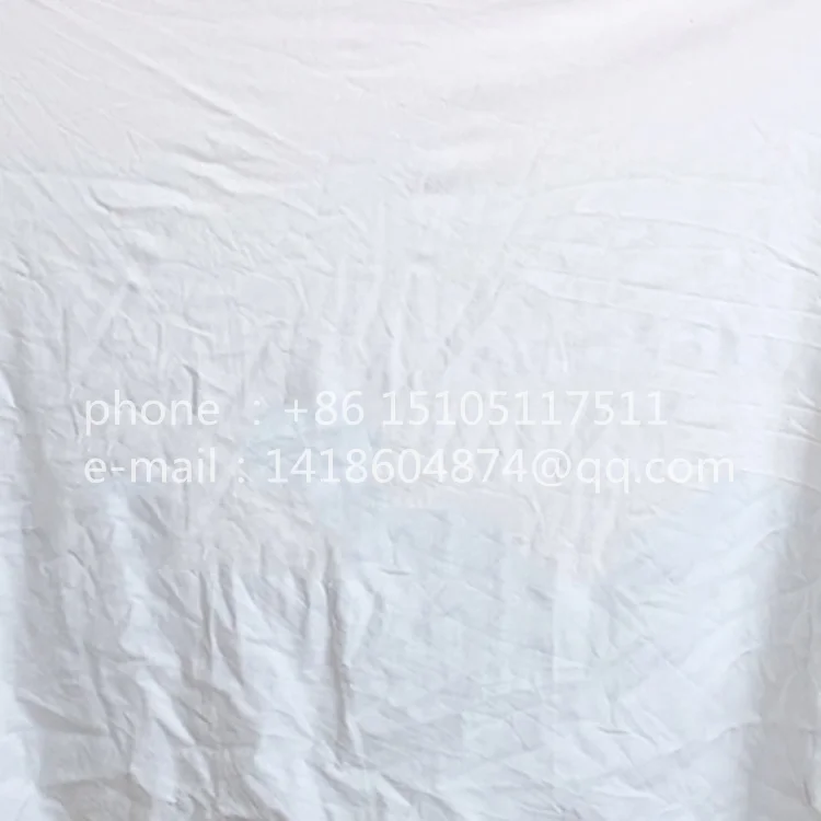 
Wholesale White T-shirt Wiper Cotton Clothing Wiping Rags 