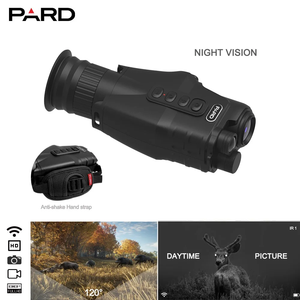 
Night vision monocular 1-18x zoom long-range viewing up to 200m PARD NV019 